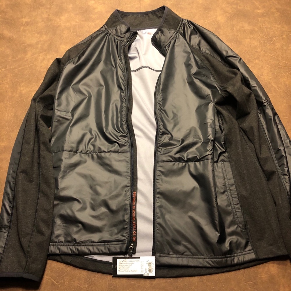 Rhone Tech terry workout jacket